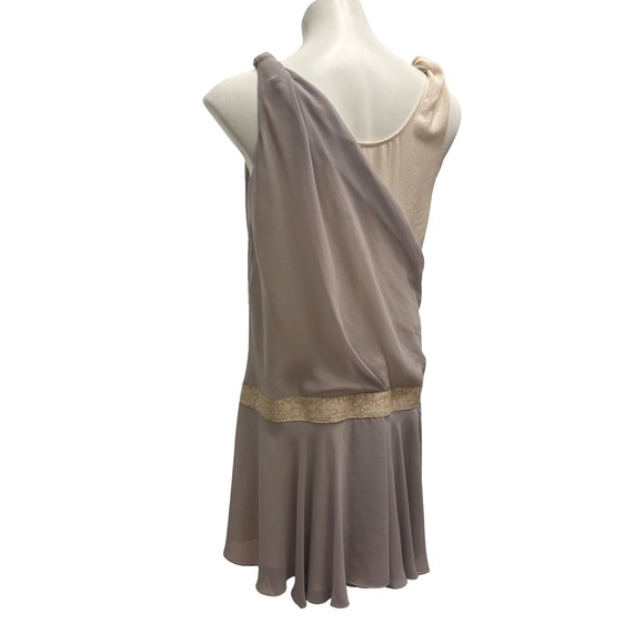 Rag & Bone Barcelona Two Tone Drop Waist Silk Dress, Sz 4 - Picture 8 of 12